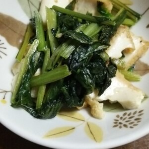 厚揚げで揚げ出し豆腐‼